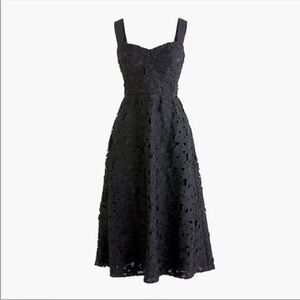 JCrew Elegant Black Lace Dress NWT 6